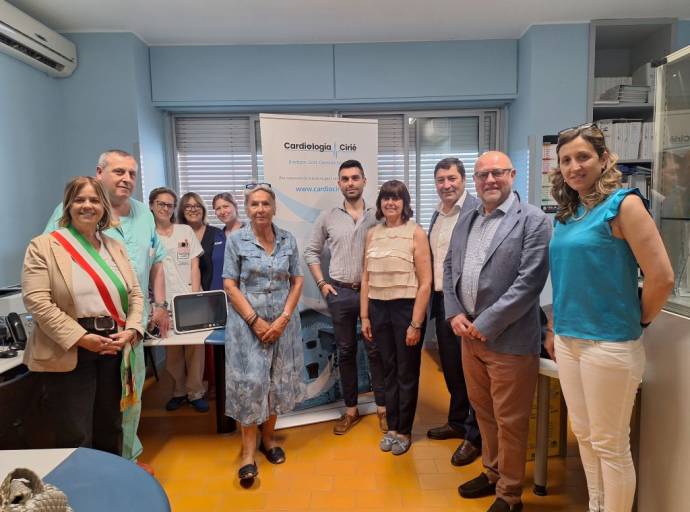 Ospedale di Ciriè, il Lions Club Ciriè D’Oria dona un monitor multiparametrico alla Cardiologia